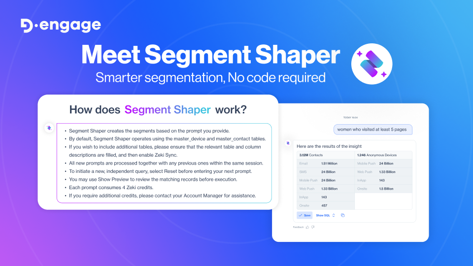 🚀 Introducing Segment Shaper: Smarter and effortless audience targeting with Zeki AI