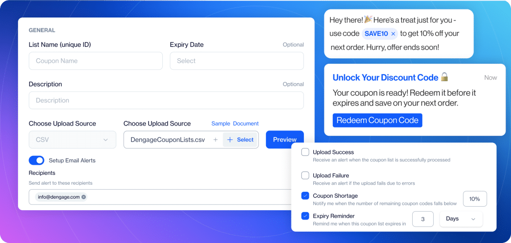 product update oct 2025 coupon feature