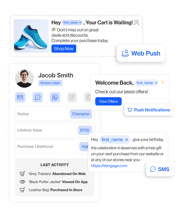 usecase increase engagement hero increase engagement with real time personalized customer experiences