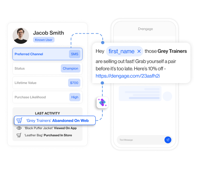 who for marketing section4 trigger the right message the moment customers take action