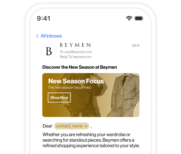 beymen cs section6 email notifications