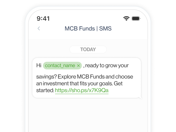 mcb funds cs section4 sms notifications